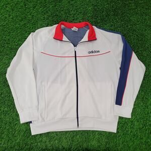 ADIDAS USA Soccer Track Jacket XL 25x28 World-Cup Baggy Blue